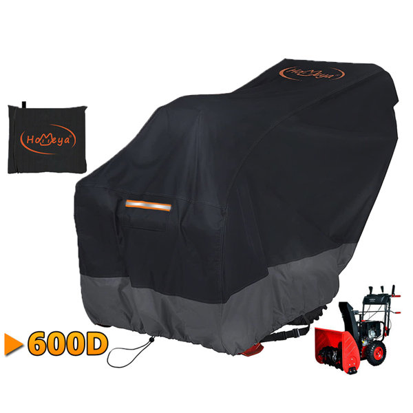 HOMEYA Two Stage Snow Blower Cover Waterproof Heavy Duty 600d Oxford
